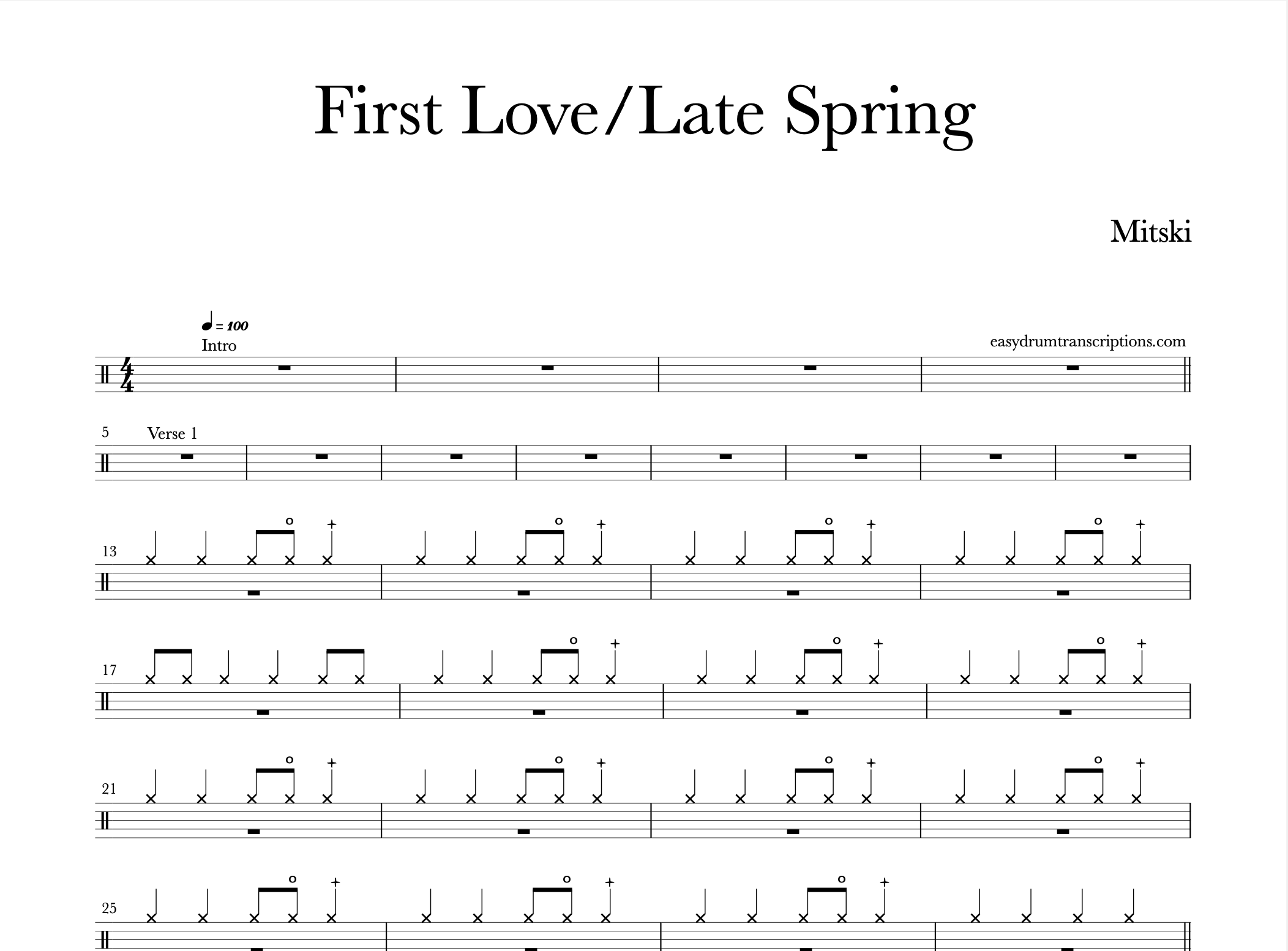 Mitski - First Love/Late Spring