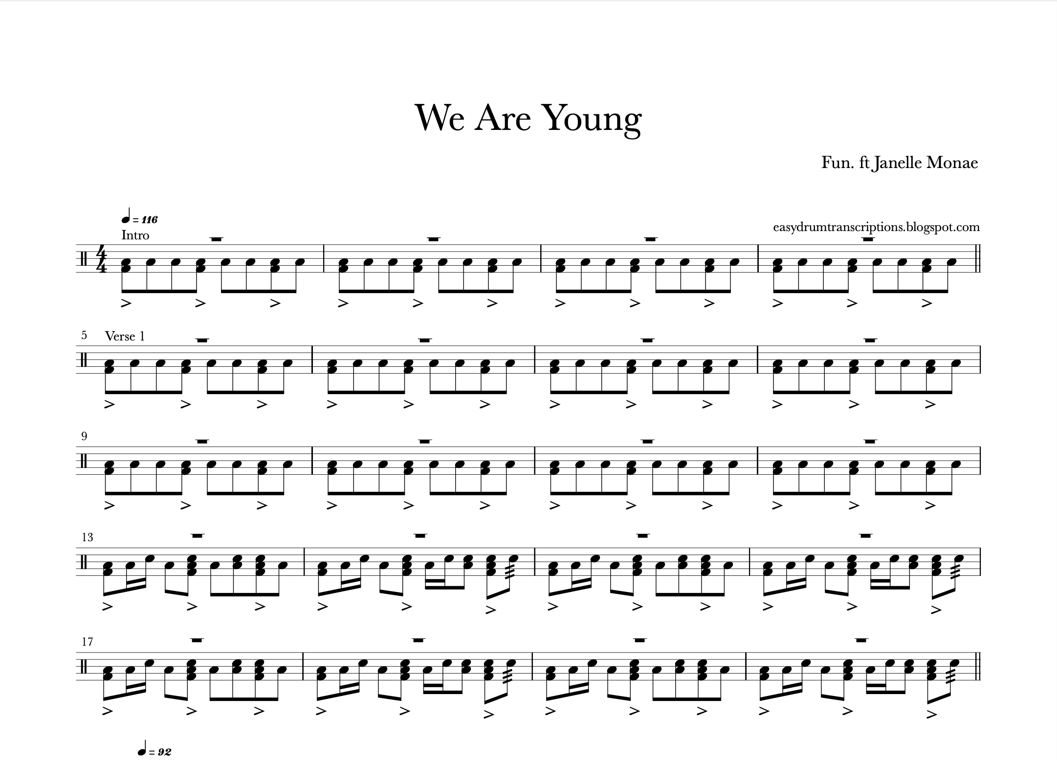 Fun. ft Janelle Monae - We Are Young