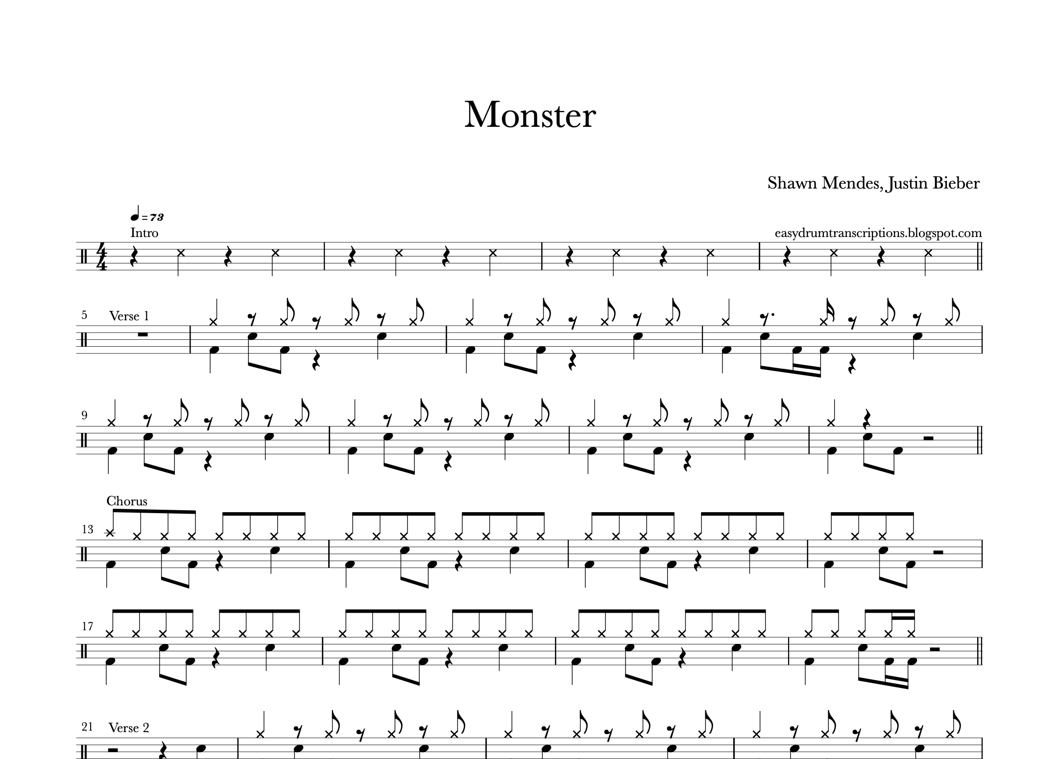 Shawn Mendes, Justin Bieber - Monster