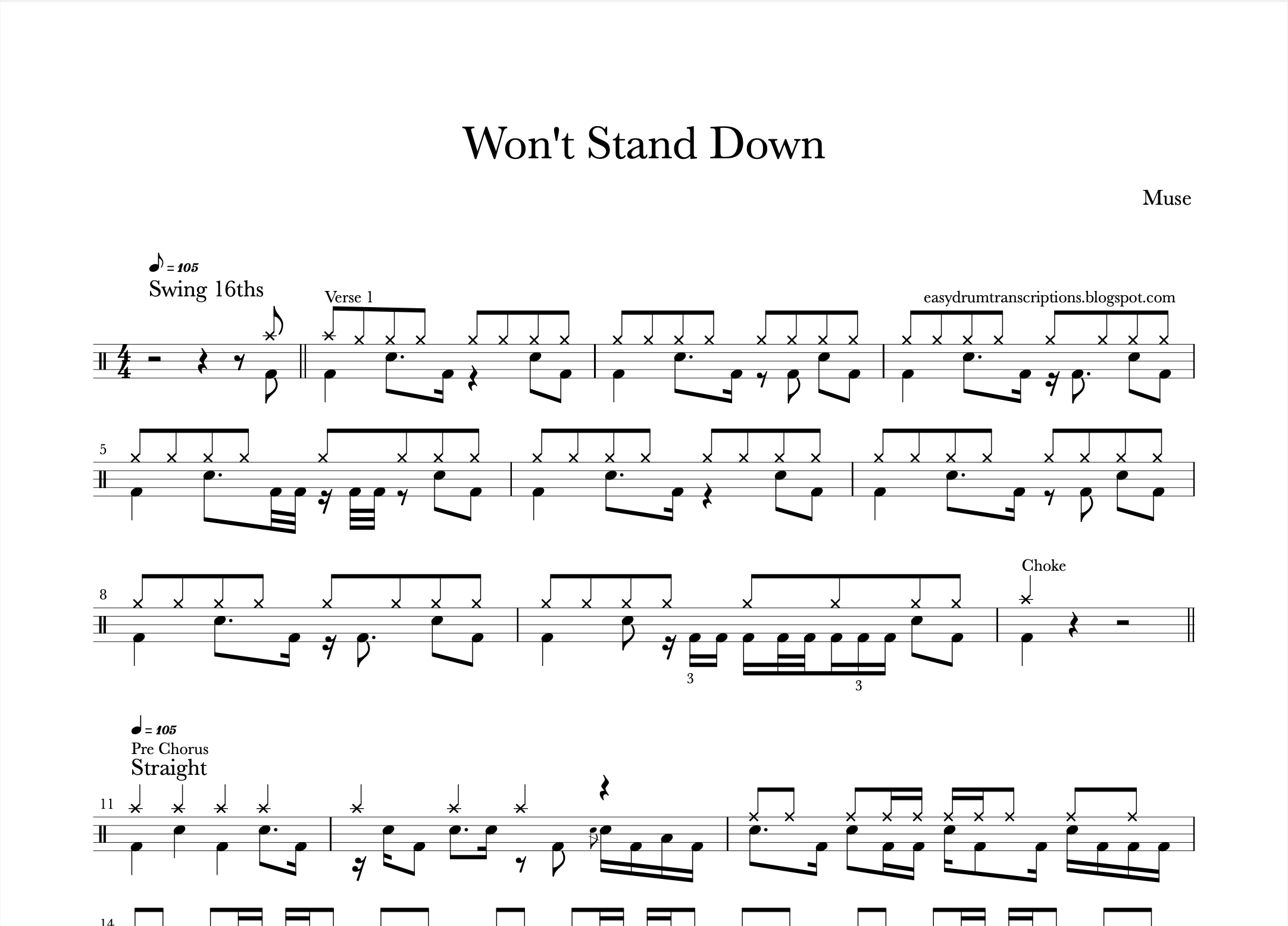 Muse - Won't Stand Down