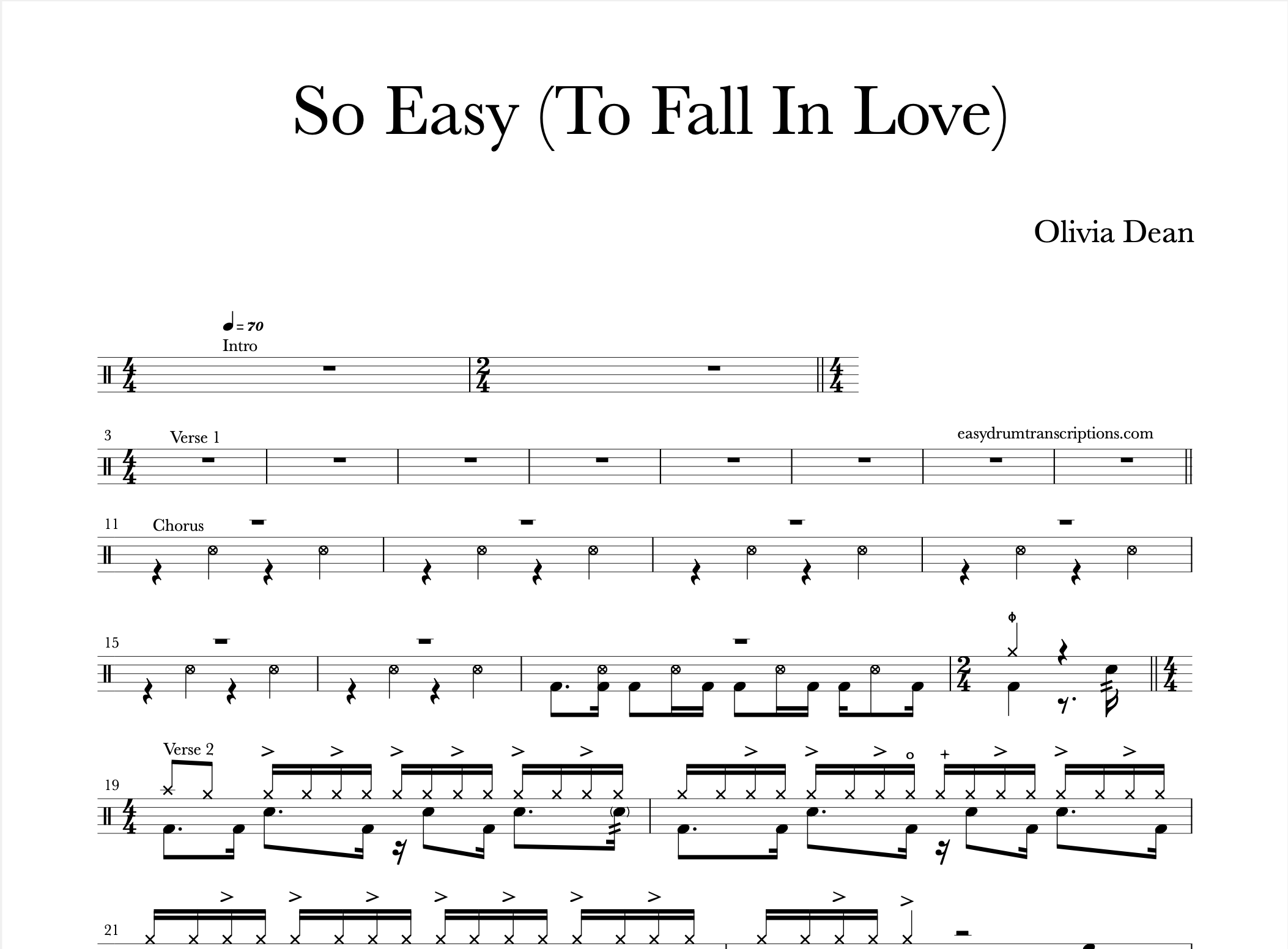 Olivia Dean - So Easy (To Fall In Love)