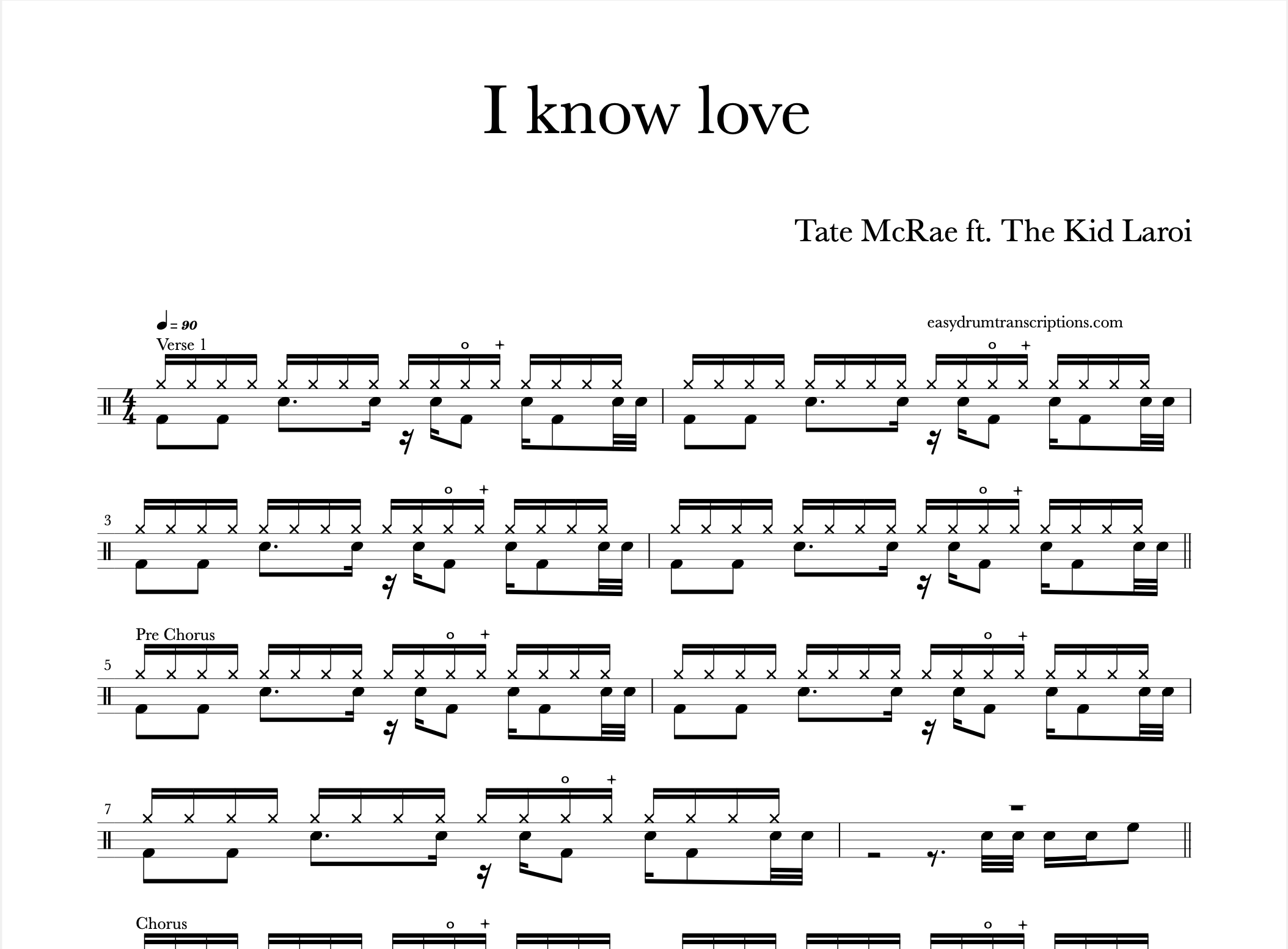 Tate McRae ft. The Kid LAROI - I know love