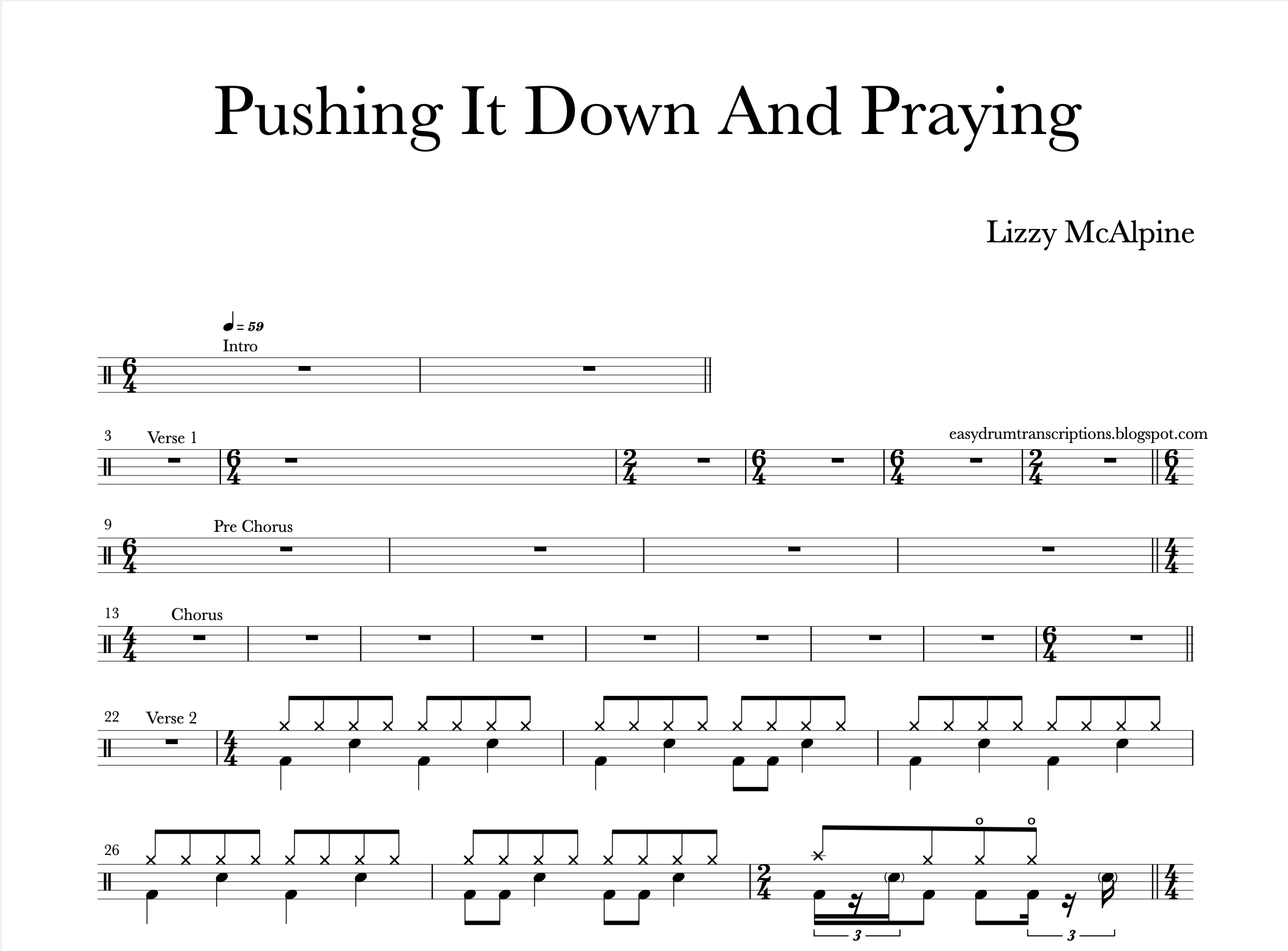 Lizzy McAlpine - Pushing It Down And Praying