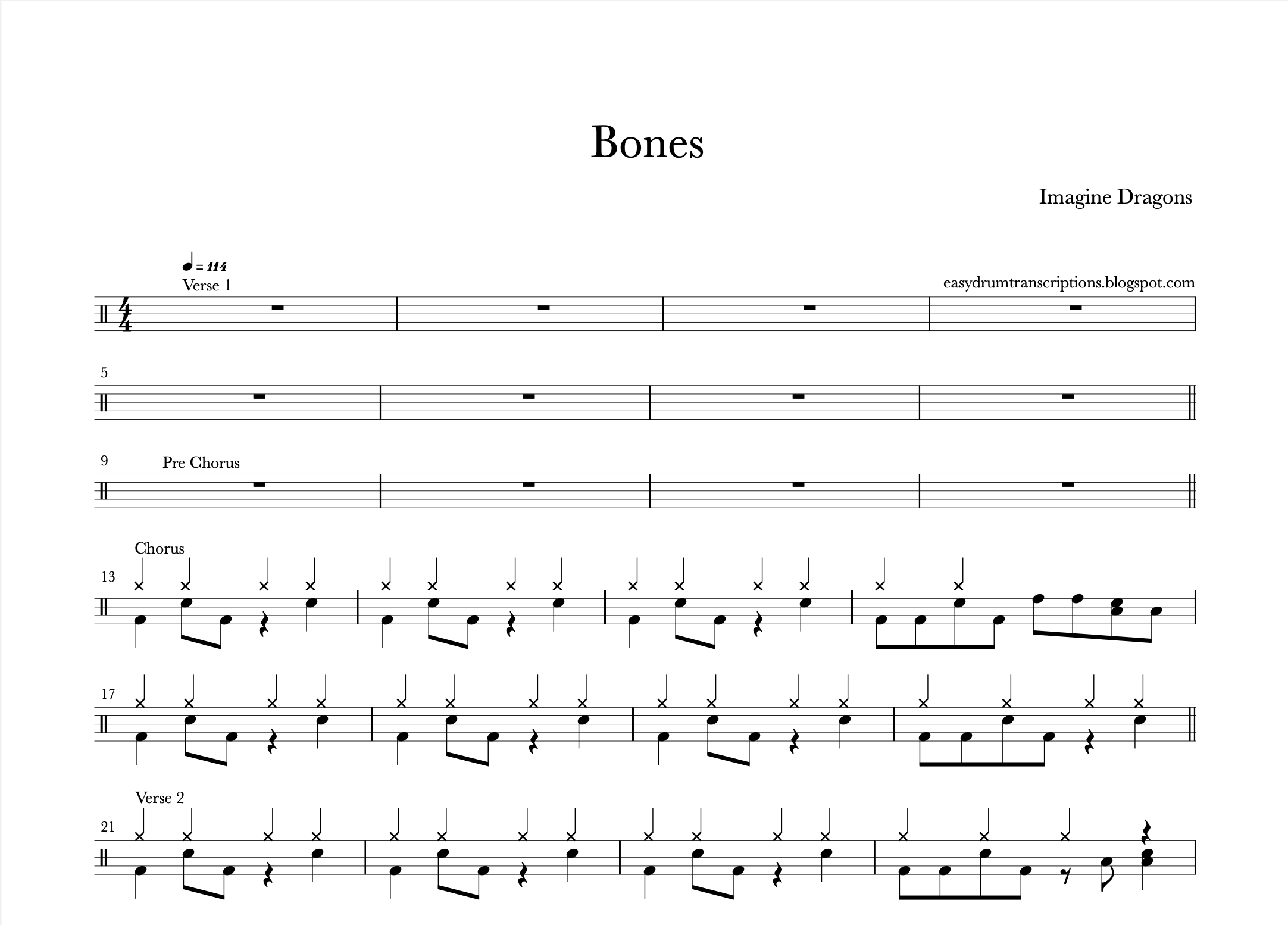 Imagine Dragons - Bones