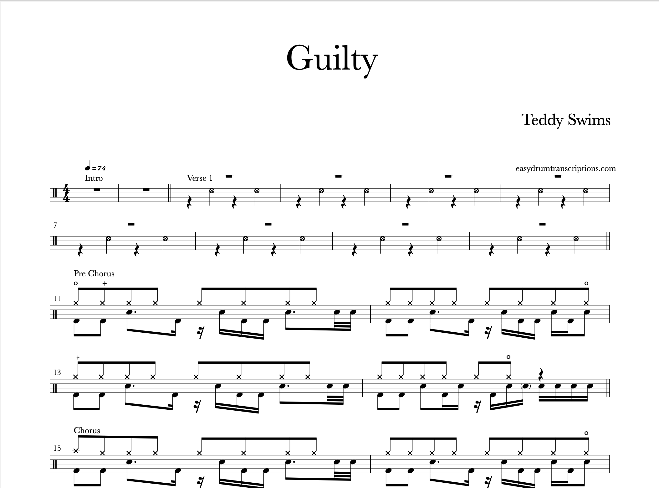Teddy Swims - Guilty