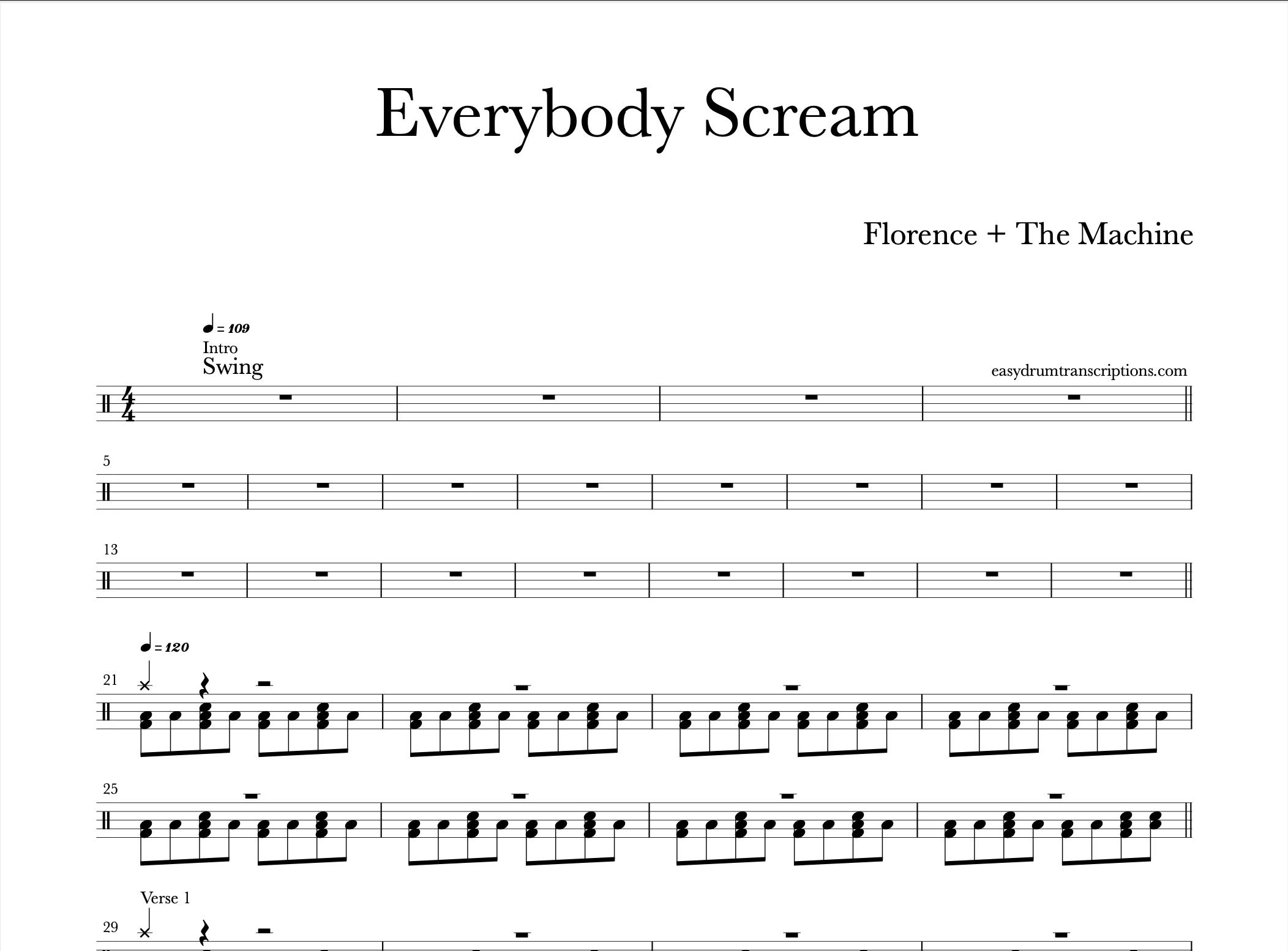 Florence + The Machine - Everybody Scream