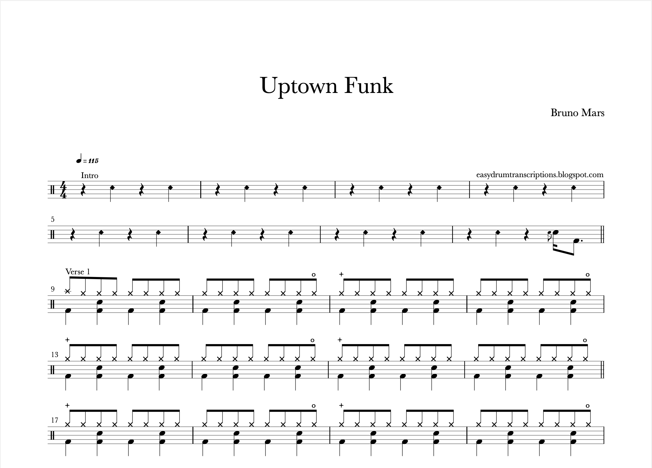 Bruno Mars ft. Mark Ronson - Uptown Funk
