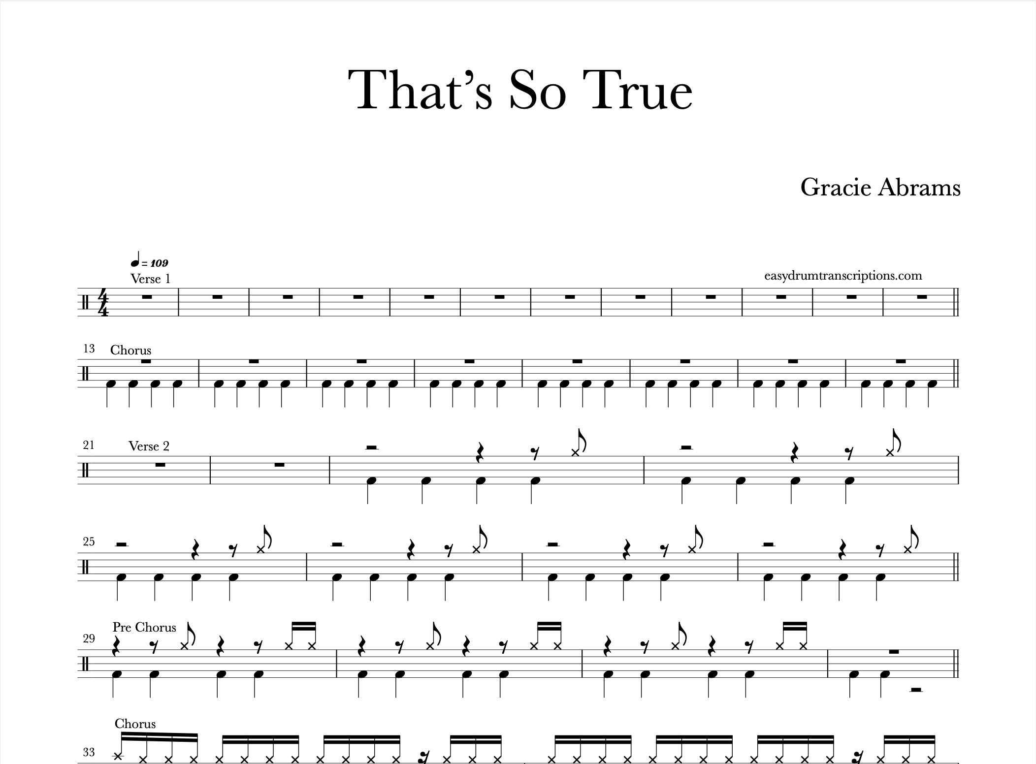 Gracie Abrams - That’s So True