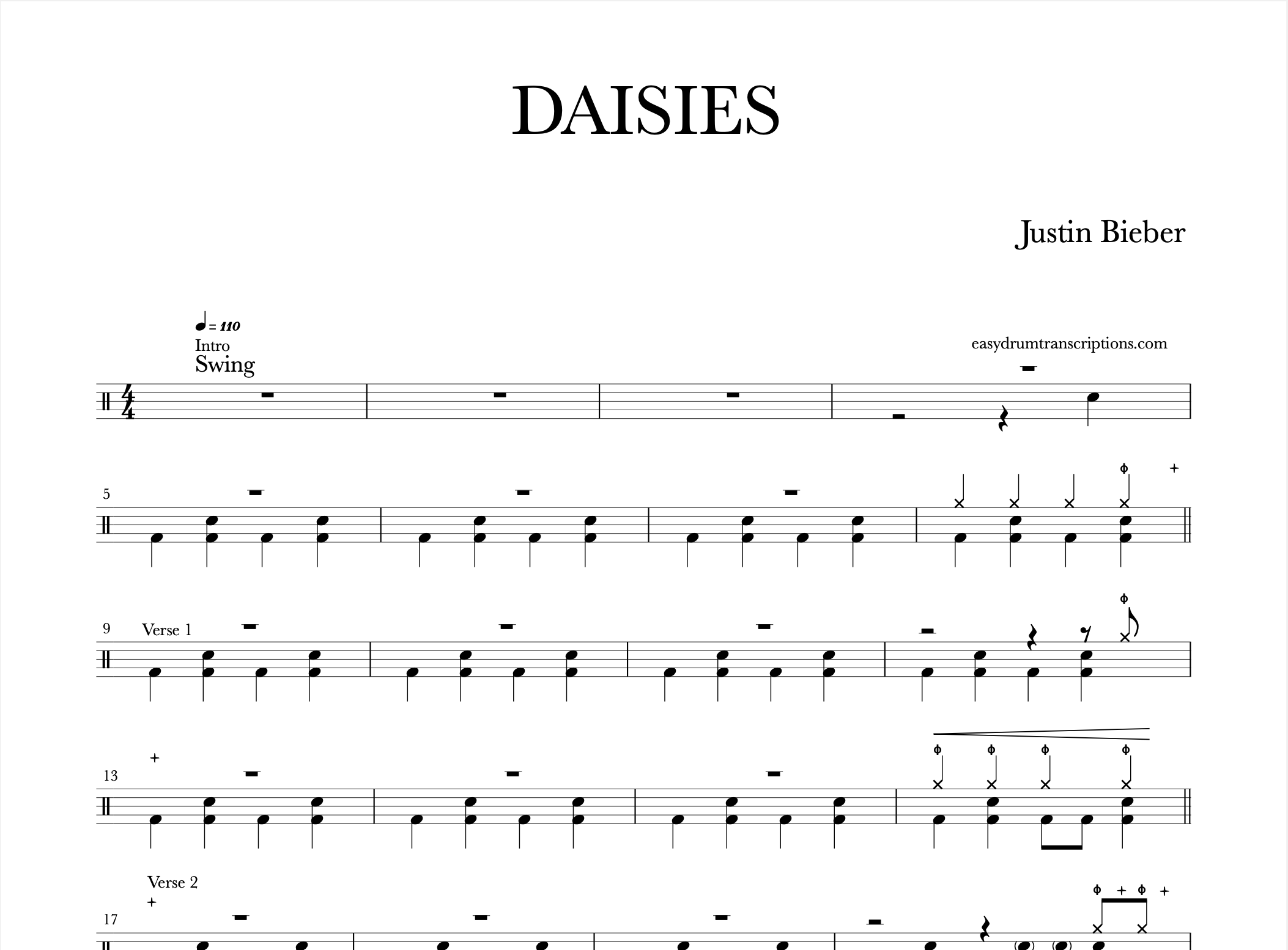 Justin Bieber - DAISIES