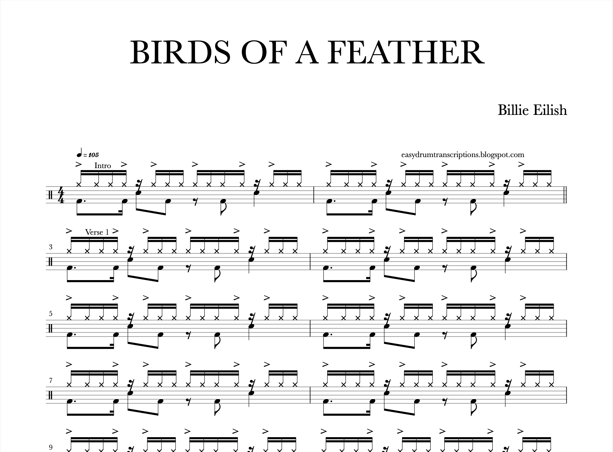 Billie Eilish - BIRDS OF A FEATHER