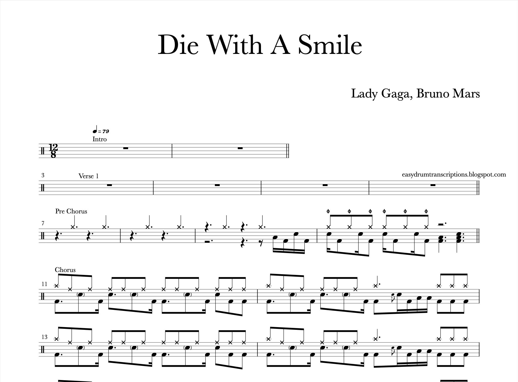 Lady Gaga, Bruno Mars - Die With A Smile