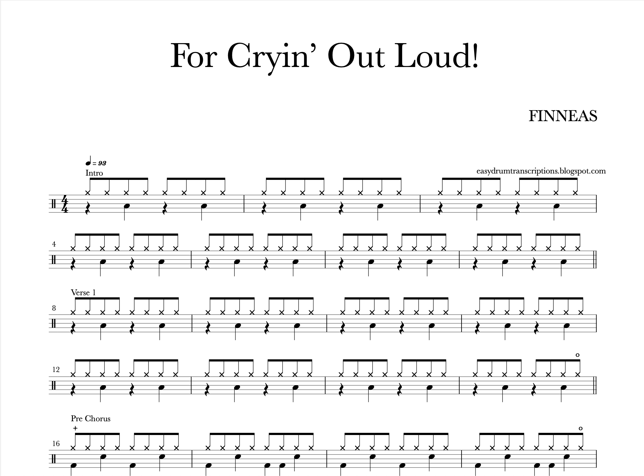 FINNEAS - For Cryin’ Out Loud!