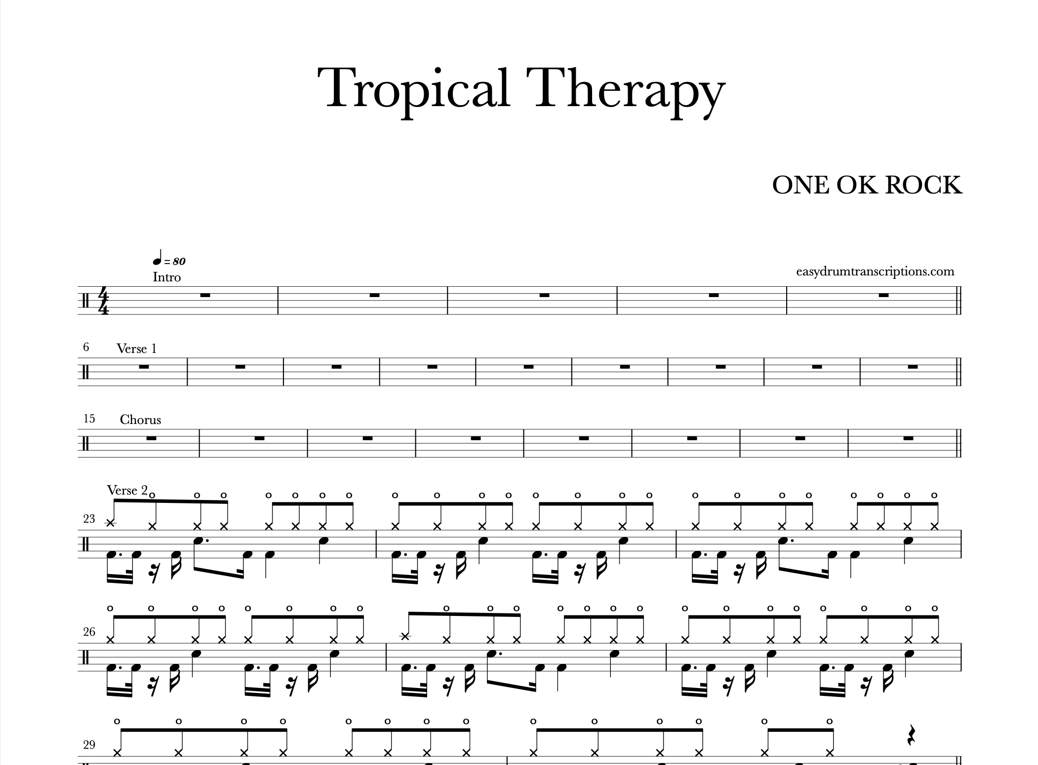 One Ok Rock - Tropical Therapy