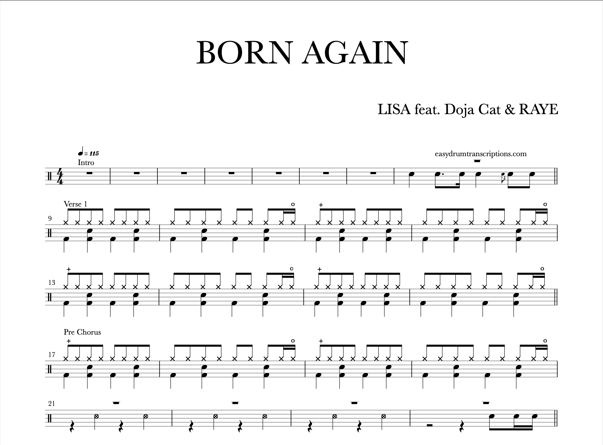 LISA feat. Doja Cat & RAYE - BORN AGAIN