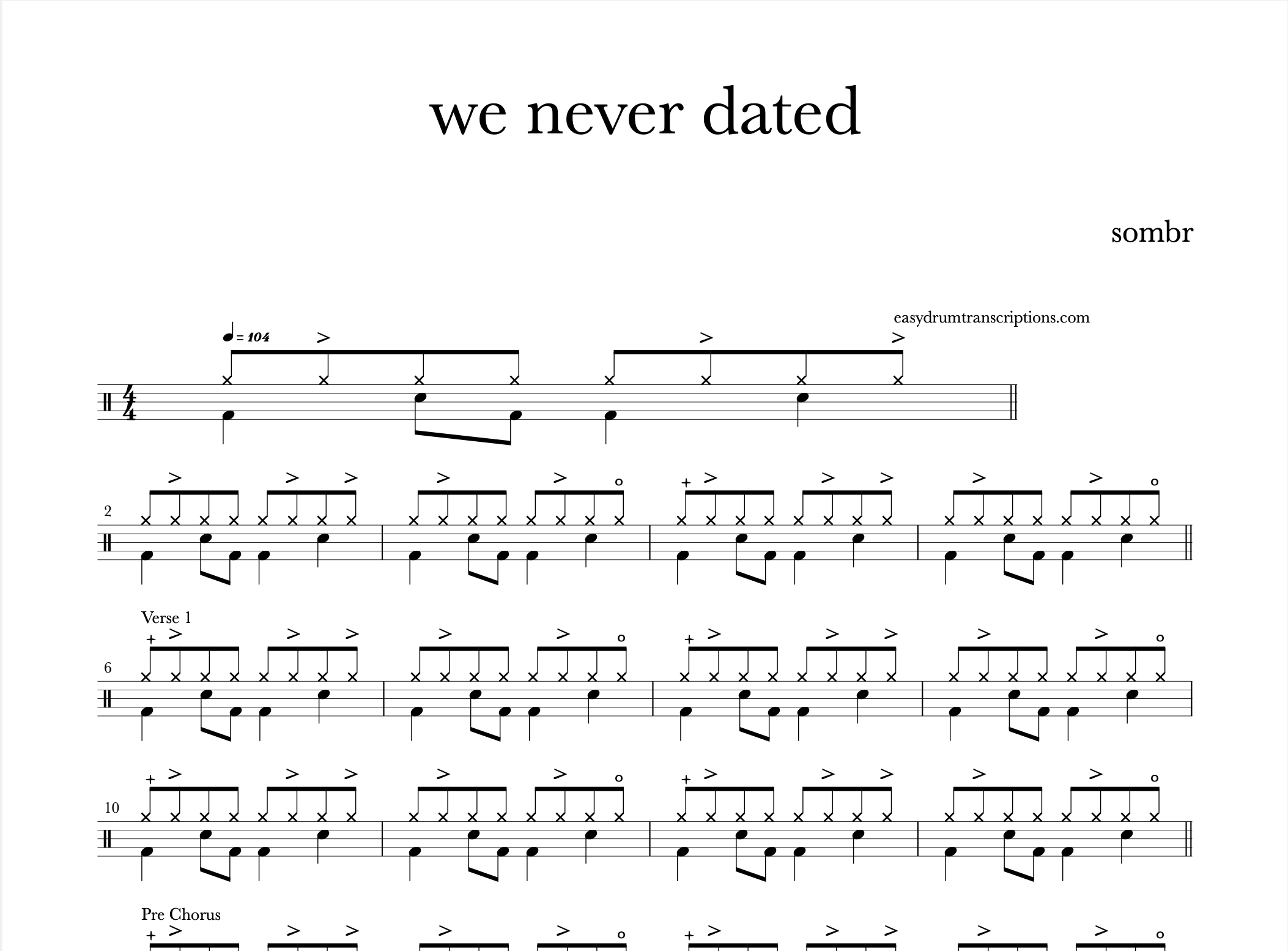 sombr - we never dated