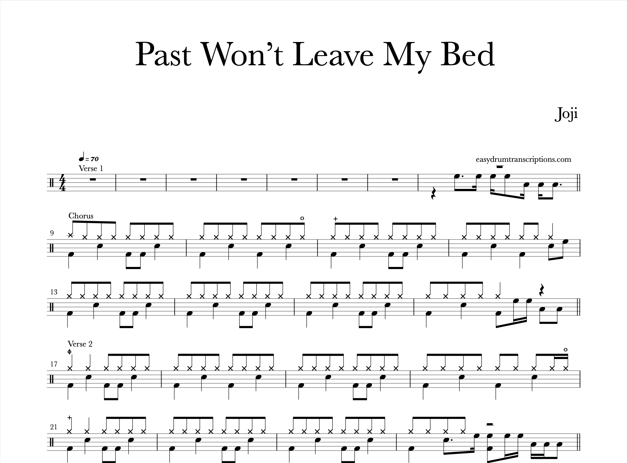 Joji - Past Won't Leave My Bed