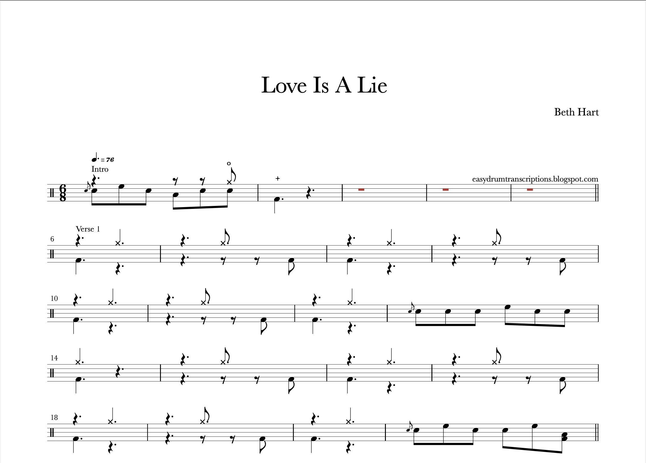 Beth Hart - Love Is A Lie