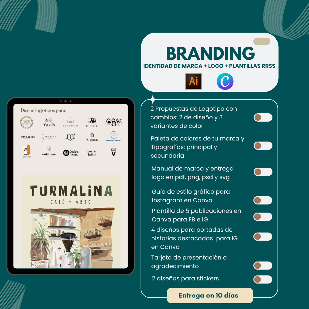 Branding Package: Identity, Logo, and Social Media Templates