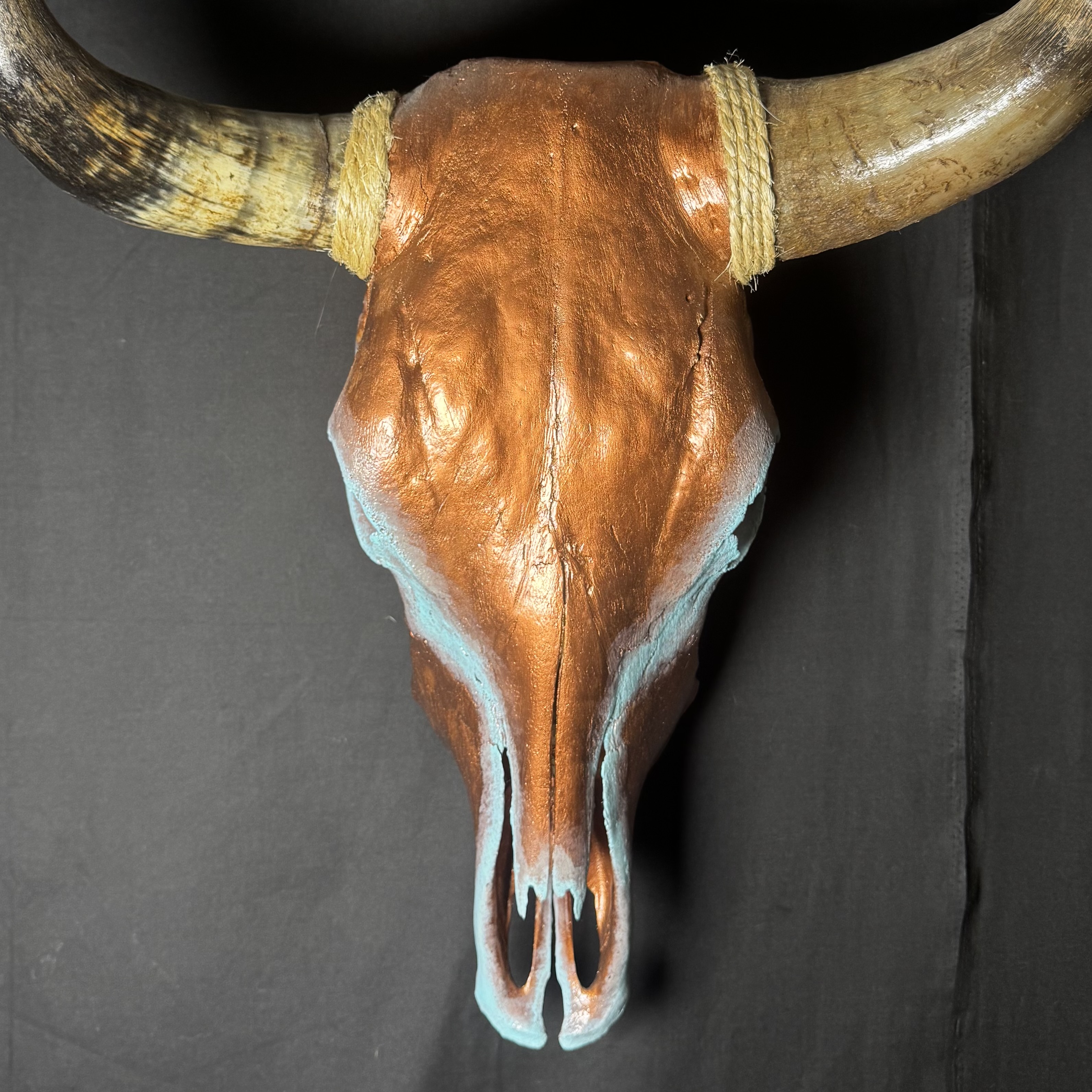 PICK UP ONLY (Taos) Decorative Bull Skull Wall Mount