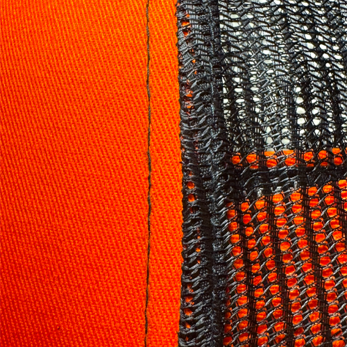 CR Euro Mounts Hunter Orange Trucker Hat with Fabric Hat