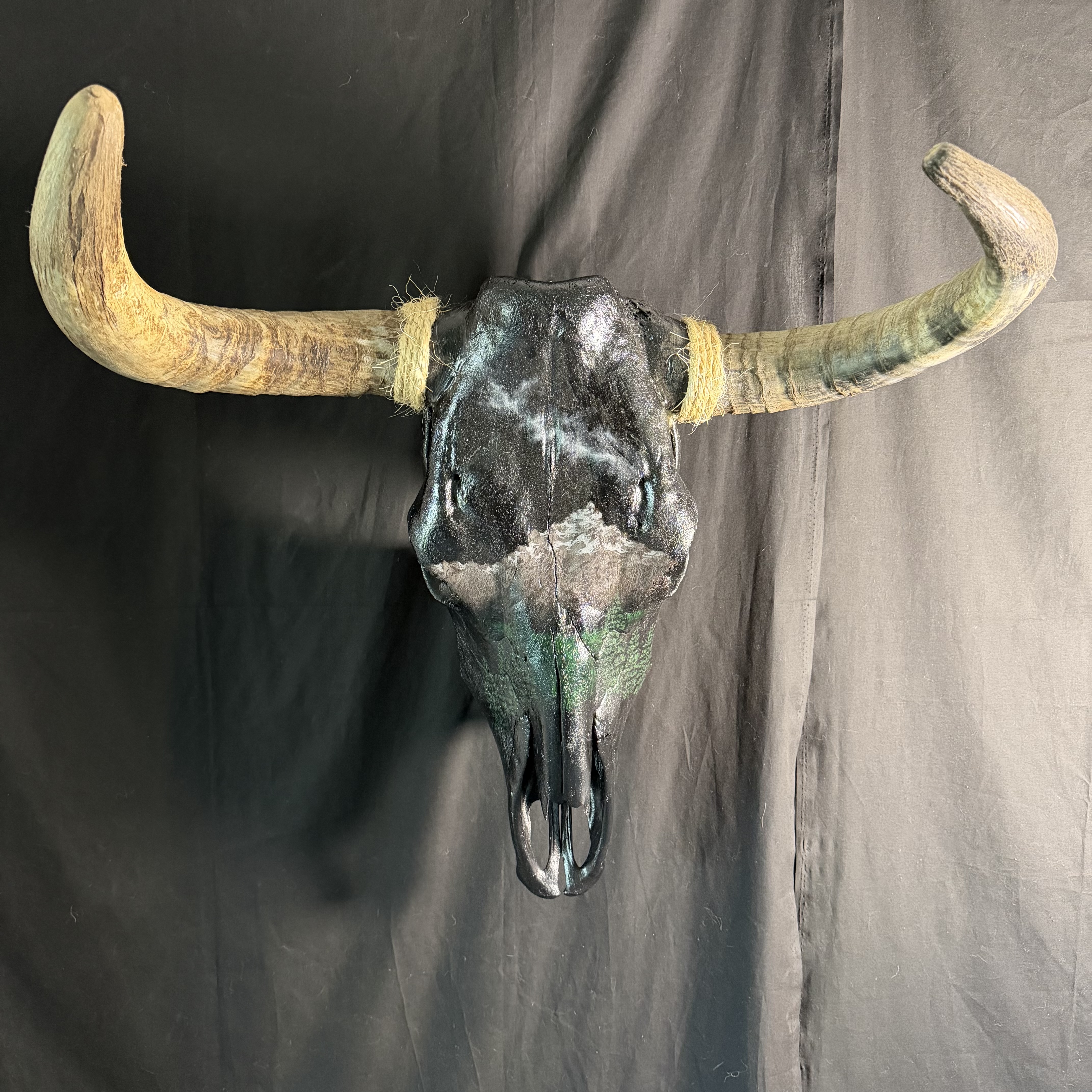 PICK UP ONLY (Alpine) Decorative Bull Skull Wall Mount
