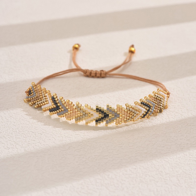 Bohemian style MIYUKI antique beads bracelet