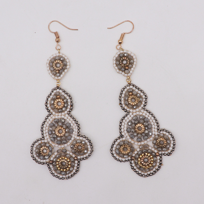 Handcrafted Beaded Hoop Earrings