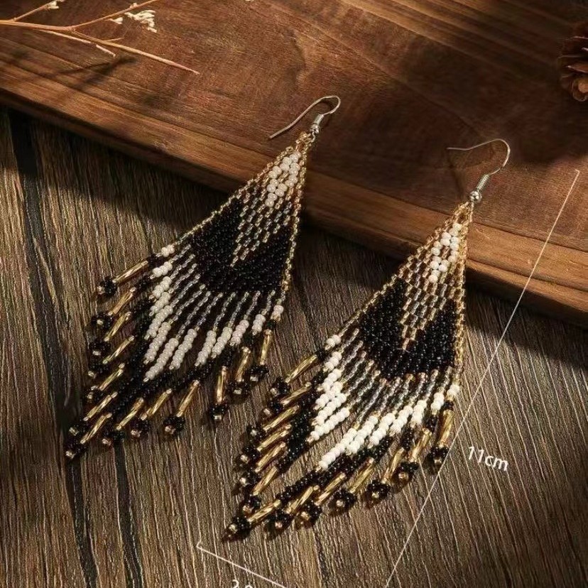  Beaded Dangle Earrings