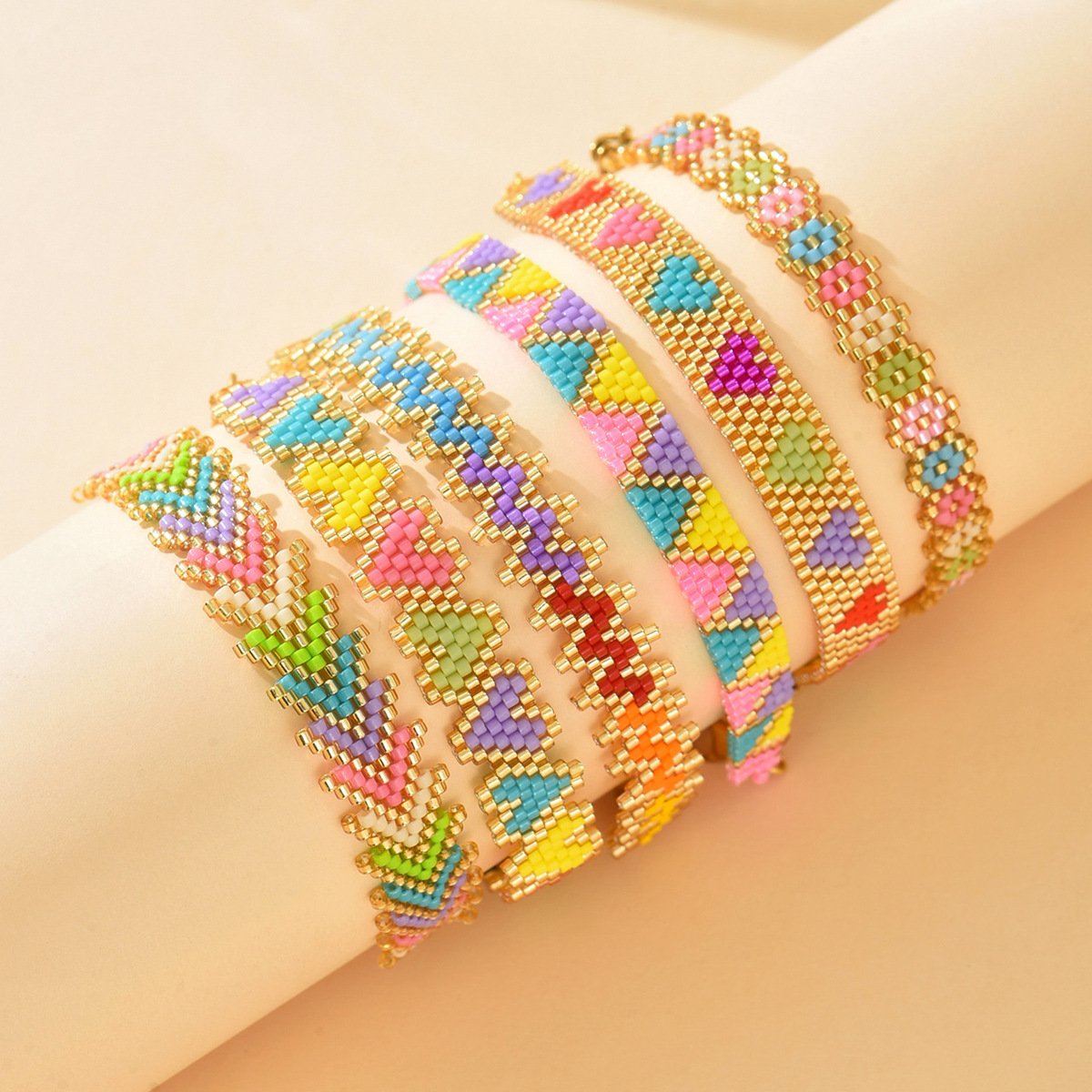 Colorful Beaded Friendship Bracelets