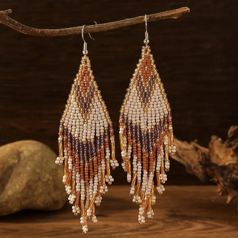Beaded Dangle Earrings