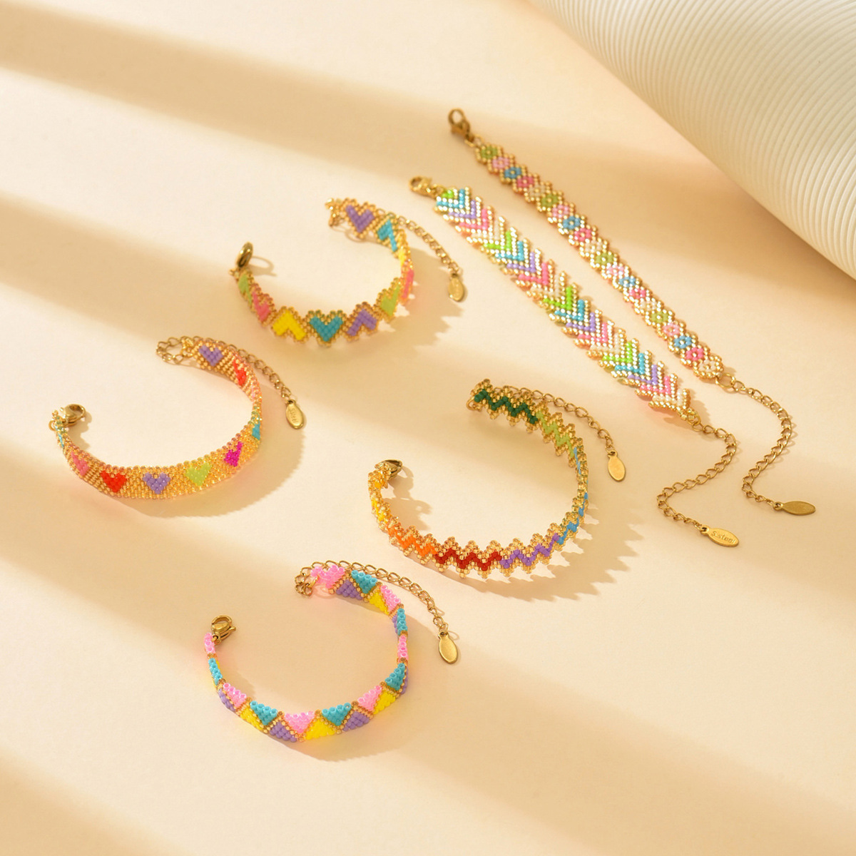 Colorful Beaded Friendship Bracelets