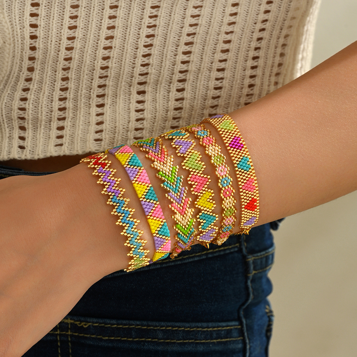 Colorful Beaded Friendship Bracelets