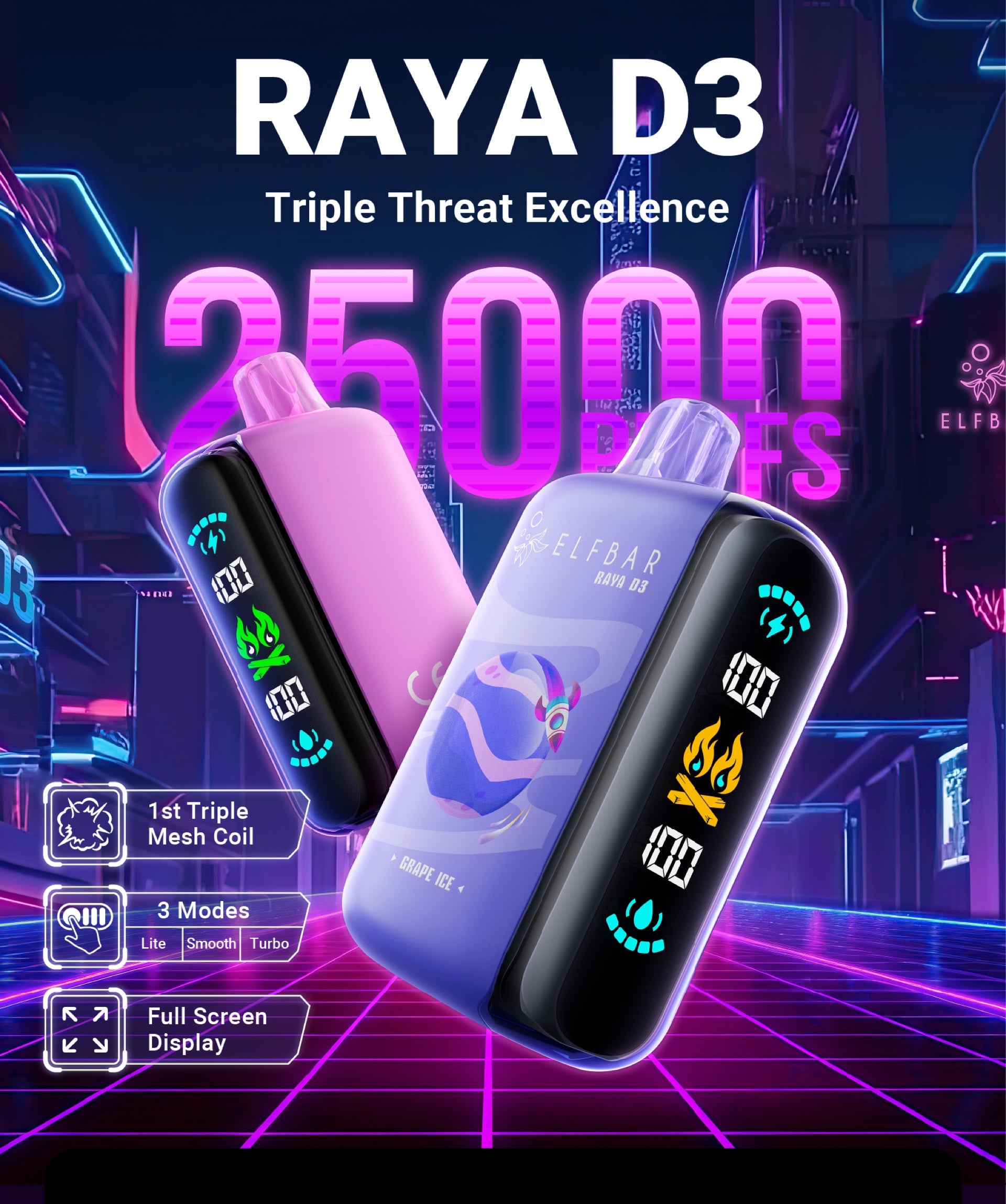 RAYA D3 Vape Device