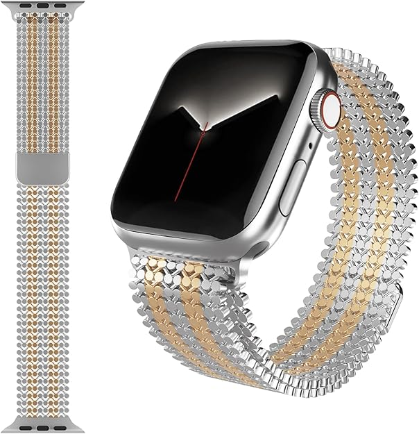 Metal Beaded Strap for Apple Watch