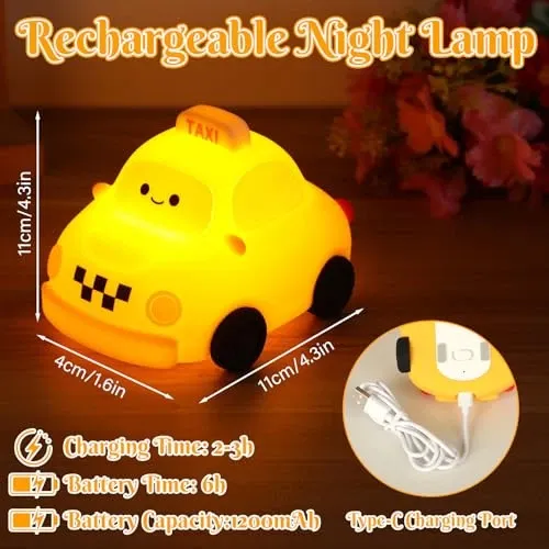 Cute Taxi Night Light