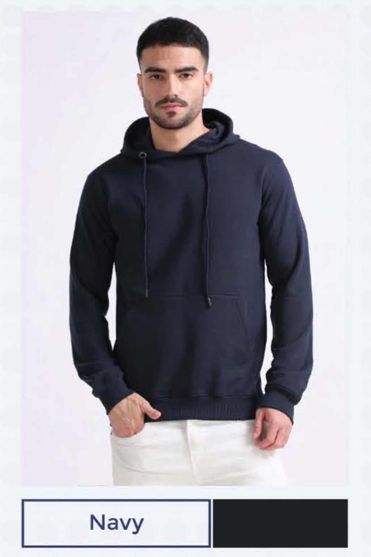 Black Hoodie Without Zip