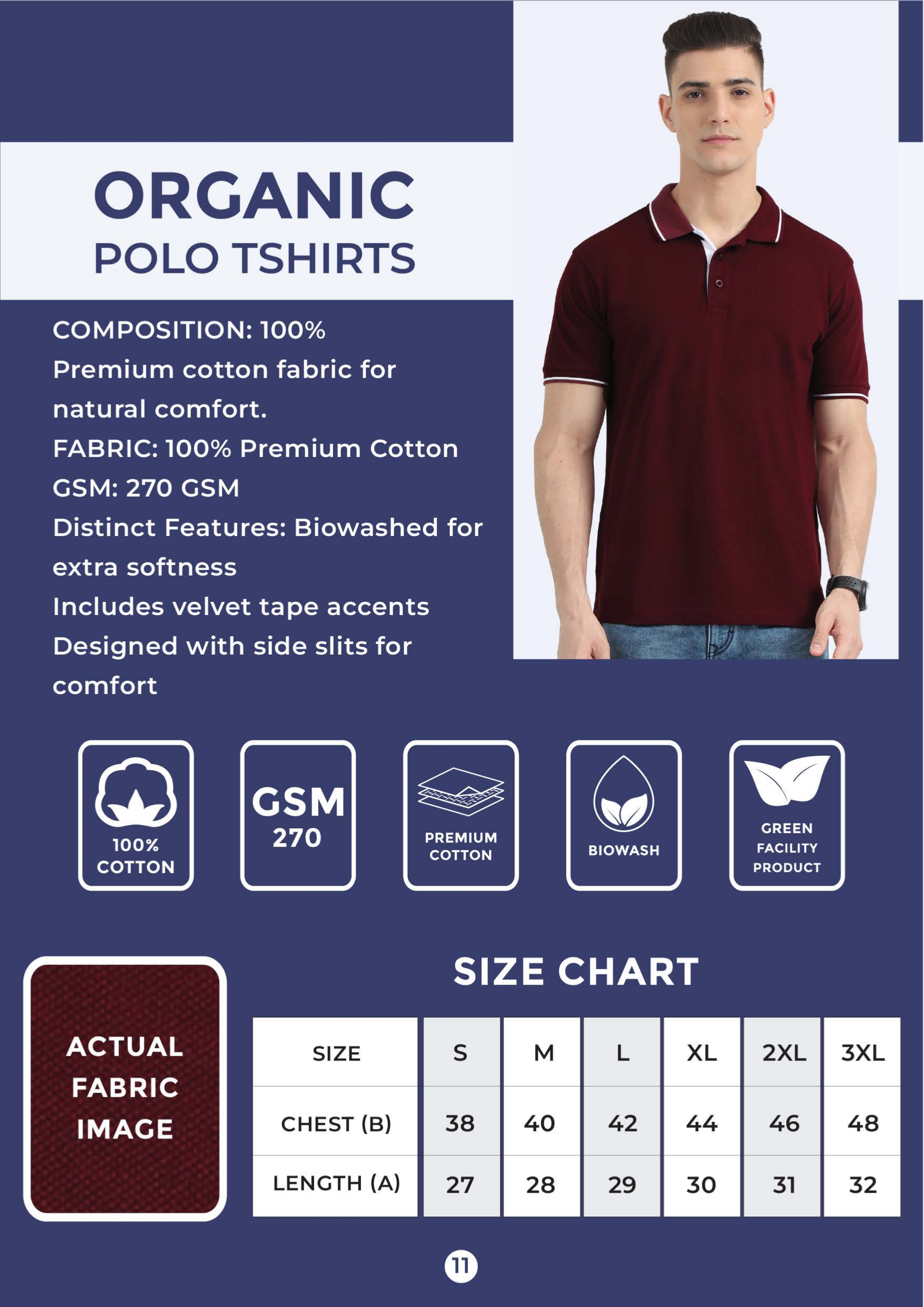Organic Polo T-shirts