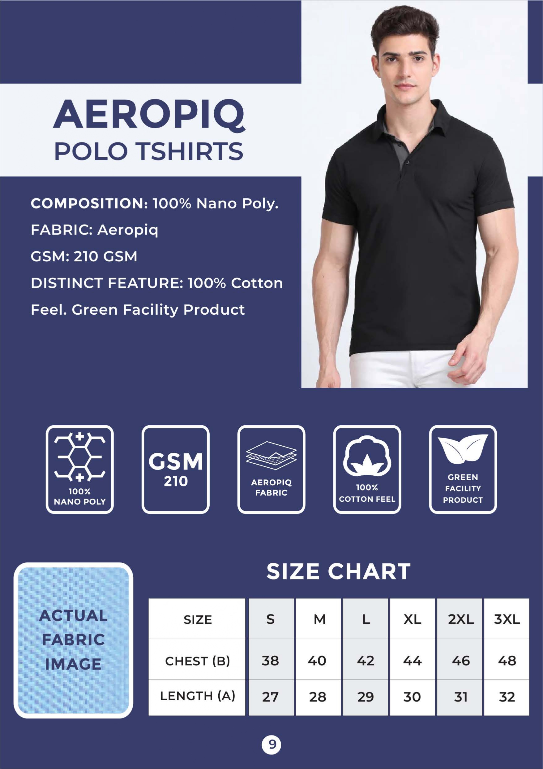 AERO PIQ Polo T-shirt