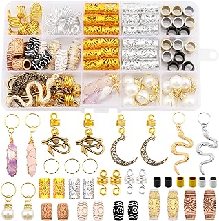 Hair Jewelry Beads and Charms Set