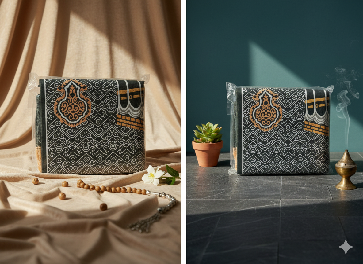 The Majestic Kaaba Heritage Prayer Mat