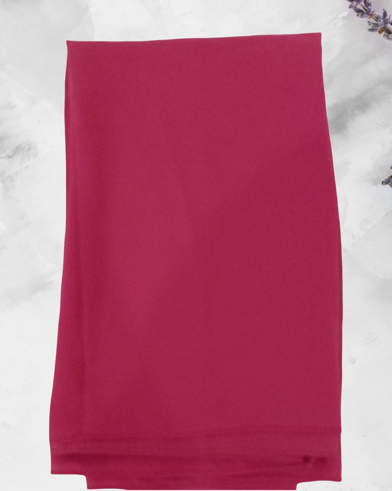Berry Pink Chiffon Hijab – Soft & Elegant Scarf