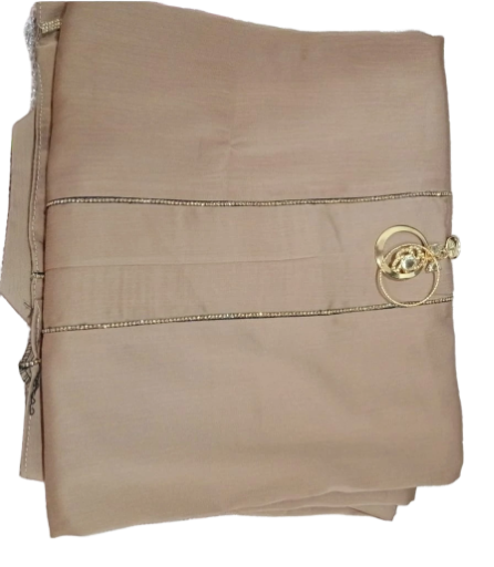 Golden Luxe Silk Abaya | Elegant Soft Premium Abaya 