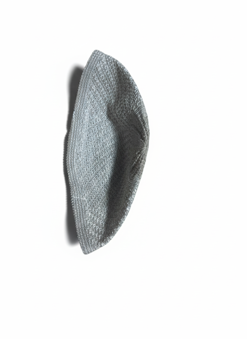 White & Brown Everyday Prayer Cap