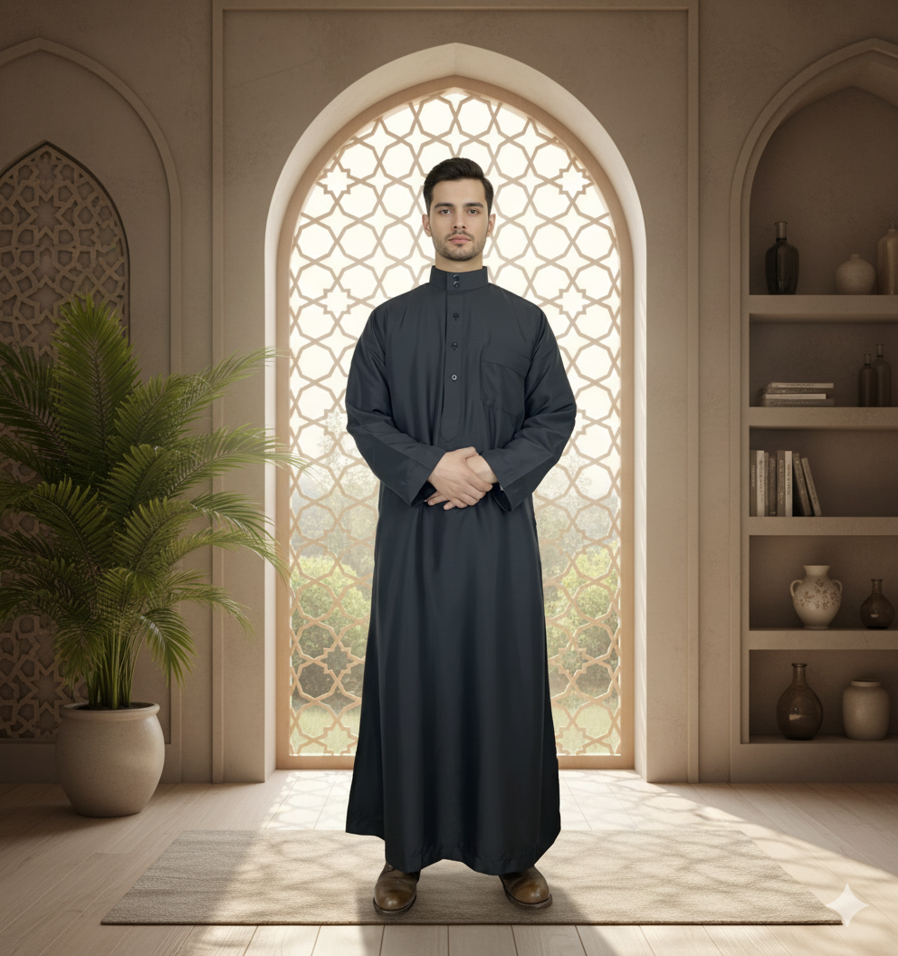 The Executive Black Thobe | Timeless Elegance & Superior Fit