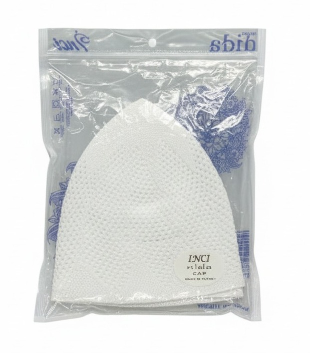 The Pure White Sunnah Cap | Breathable Comfort for Daily Prayer