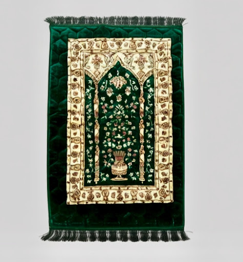 Authentic Floral Mihrab Design Prayer Rug
