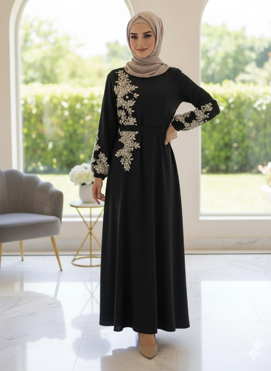 The Pearl & Gold Special Abaya