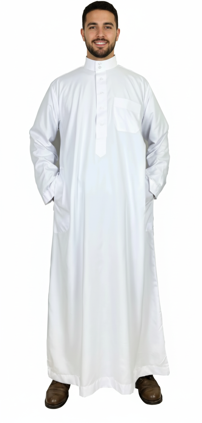 The Modern Classic: Men's Qatar-Style Thobe