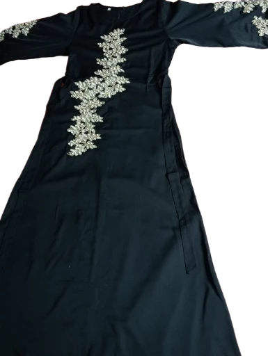 Black Embellished Abaya for Women – Modest Wear Abaya & Casual Style
