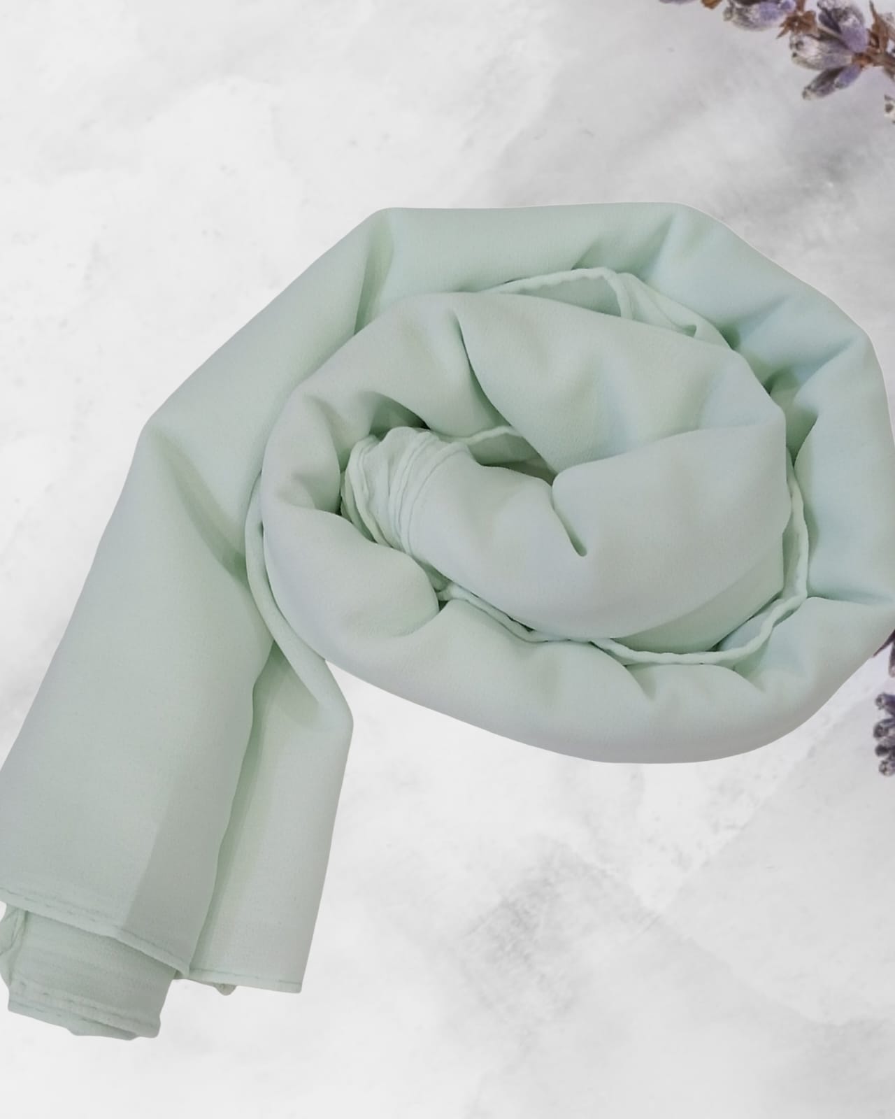 Mint Green Chiffon Hijab – Fresh & Soft Everyday Hijab